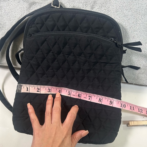 Vera Bradley quilted black backpack - Picture 7 of 12